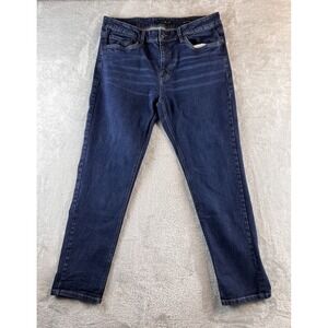 Indigo Beast Jeans Mens 36x30 Fits (34x29) Blue Slim Straight Denim Dark Preppy